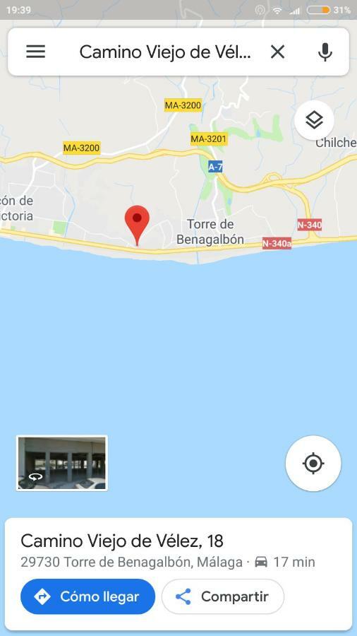 Precioso Atico En Torre De Benagalbon A 20 Metros Del Mar. Apartment Luaran gambar